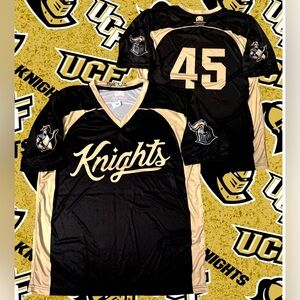 UCF Central Florida Knights Orlando Men’s M Medium Satiny #45 Jersey Shirt NWOT